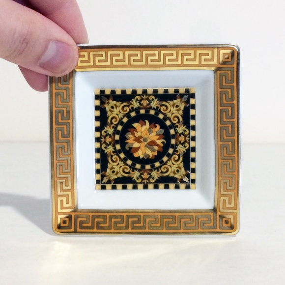 Versace Other - Versace Barocco Orange Small Ring Tray Dip Dish